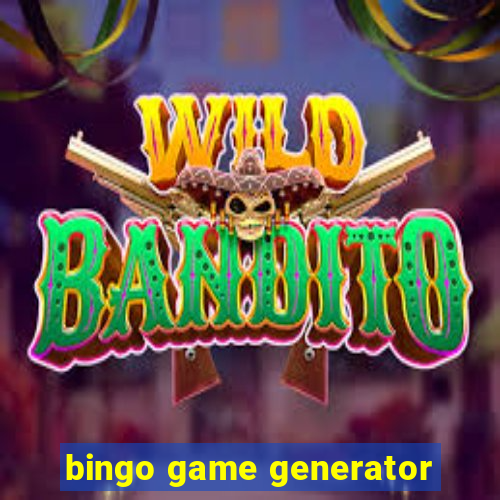 bingo game generator