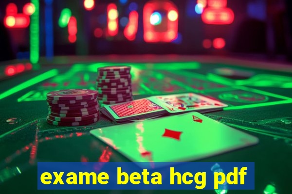 exame beta hcg pdf