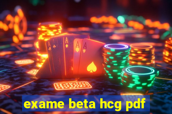 exame beta hcg pdf