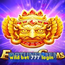 wild bet 777 login