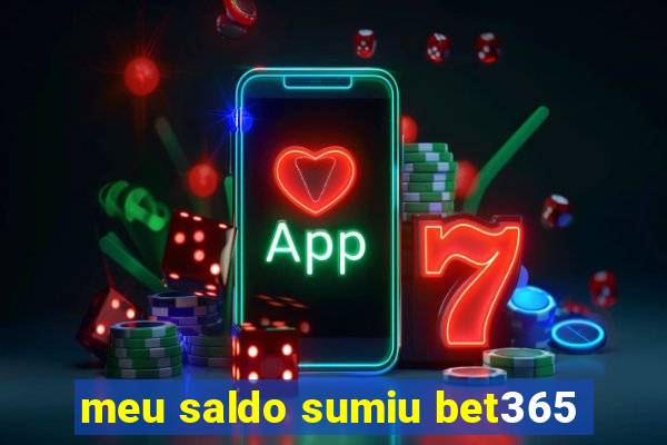 meu saldo sumiu bet365