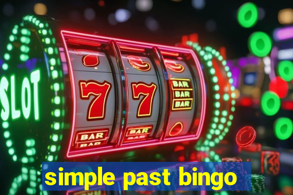 simple past bingo