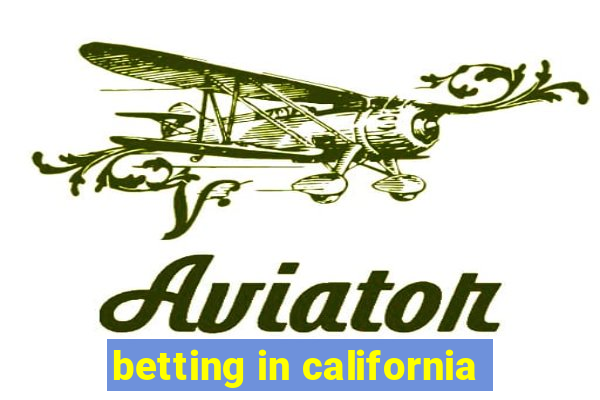 betting in california