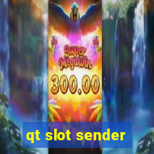 qt slot sender