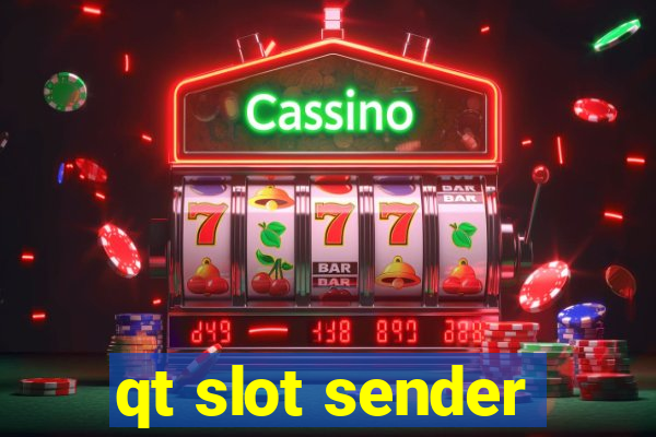 qt slot sender