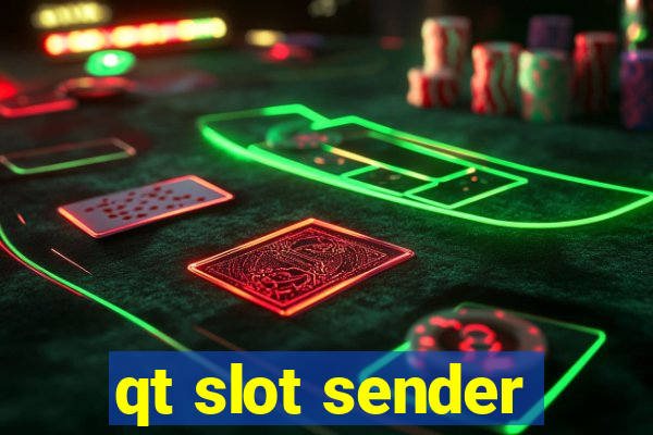 qt slot sender