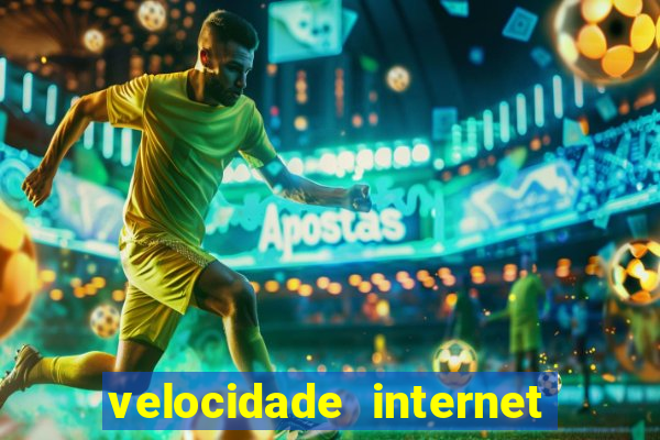 velocidade internet para jogar online