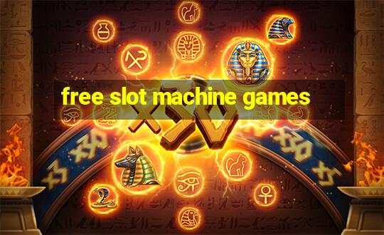 free slot machine games