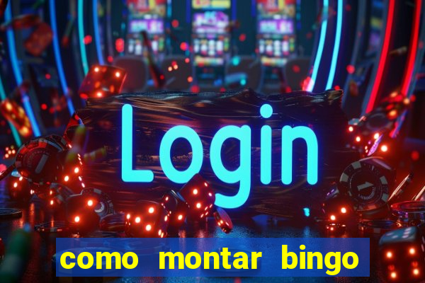 como montar bingo brinquedos toia