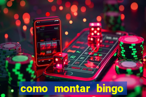 como montar bingo brinquedos toia