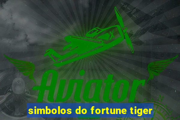 simbolos do fortune tiger