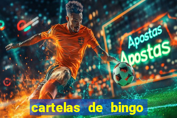 cartelas de bingo para chá de bebê