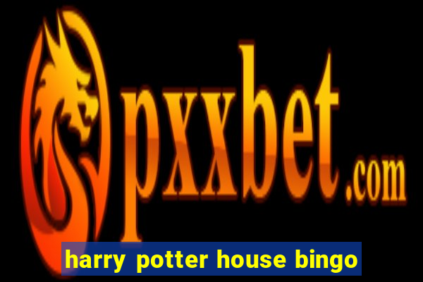 harry potter house bingo