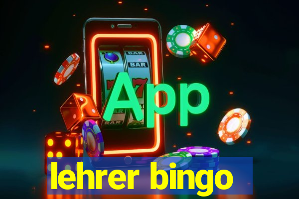 lehrer bingo