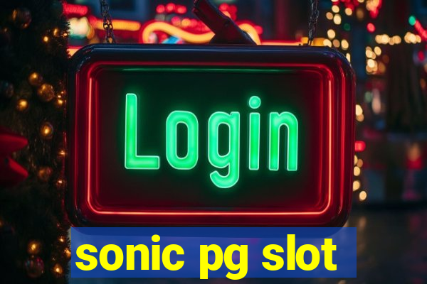 sonic pg slot