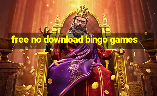 free no download bingo games