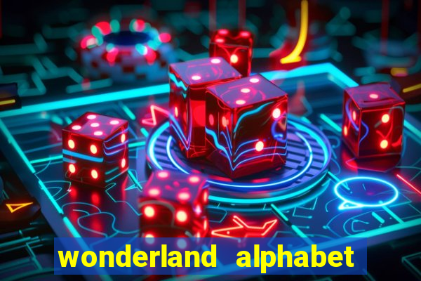 wonderland alphabet comic studio