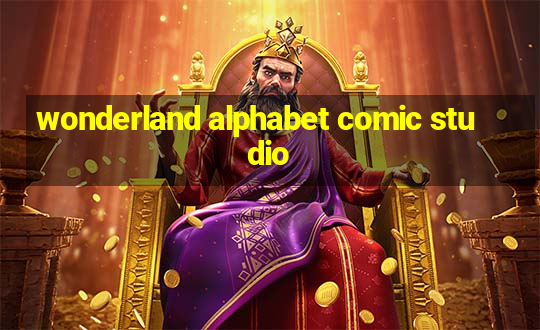 wonderland alphabet comic studio