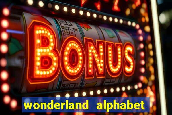 wonderland alphabet comic studio