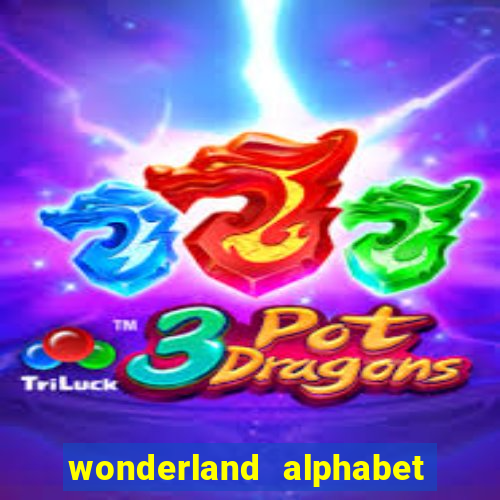 wonderland alphabet comic studio