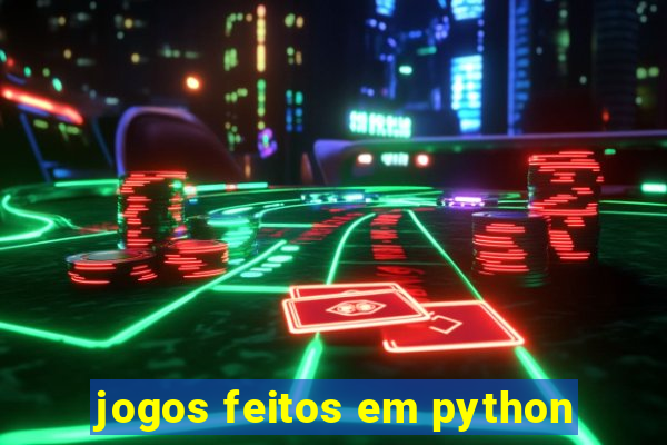 jogos feitos em python