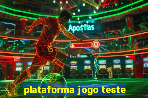 plataforma jogo teste