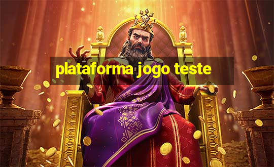 plataforma jogo teste