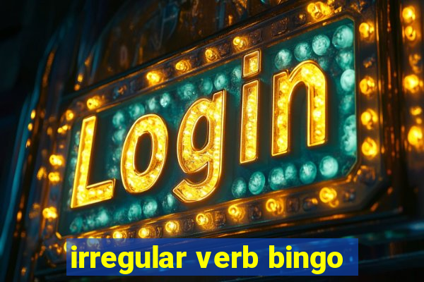 irregular verb bingo