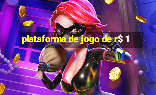 plataforma de jogo de r$ 1