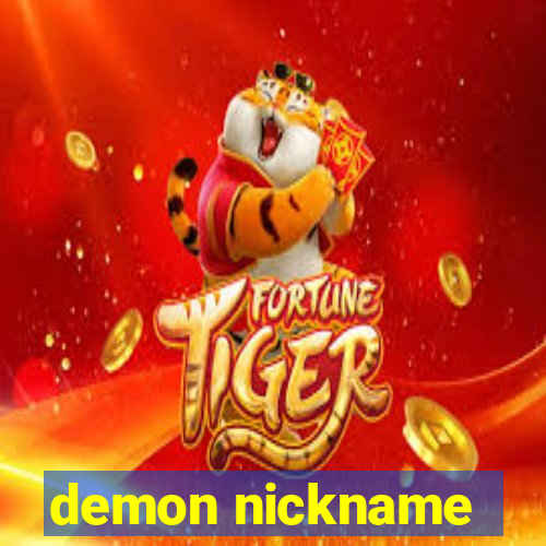 demon nickname