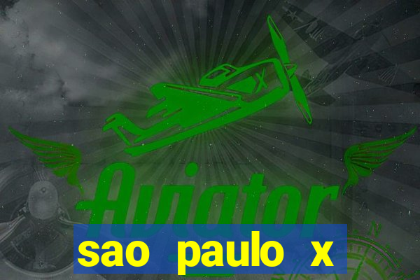 sao paulo x fluminense palpite