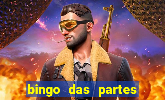 bingo das partes do corpo