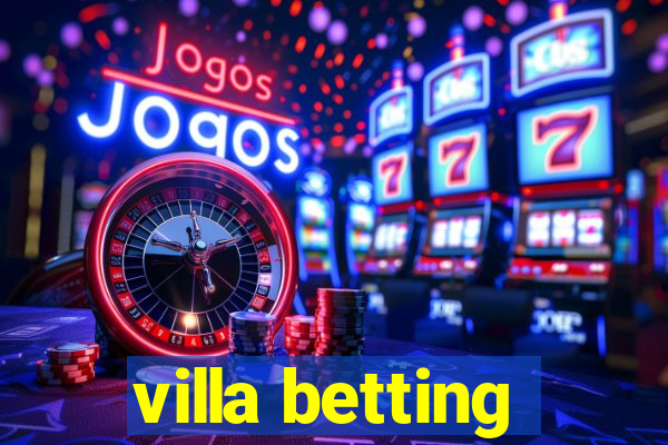 villa betting