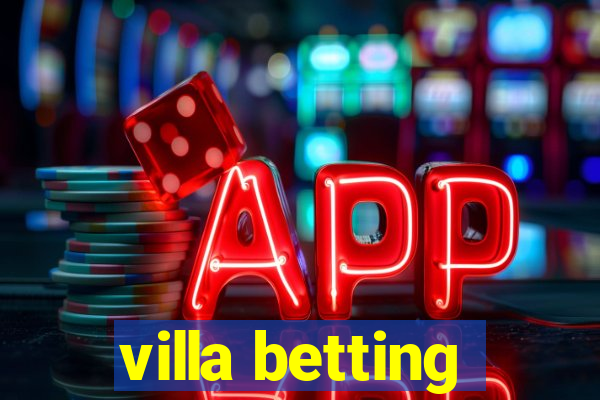 villa betting