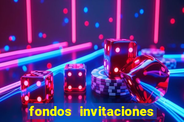 fondos invitaciones de bingo para editar