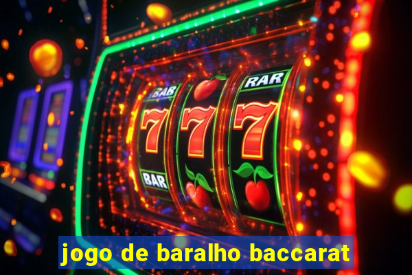 jogo de baralho baccarat