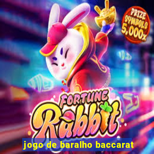 jogo de baralho baccarat