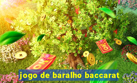 jogo de baralho baccarat