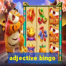 adjective bingo