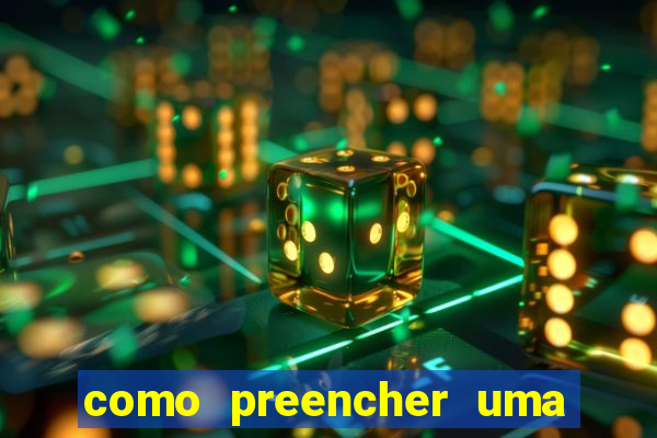 como preencher uma cartela de bingo