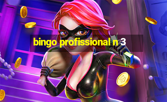 bingo profissional n 3