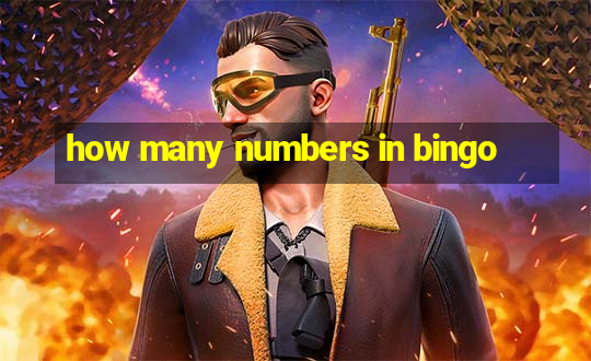 how many numbers in bingo