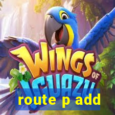 route p add