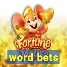 word bets