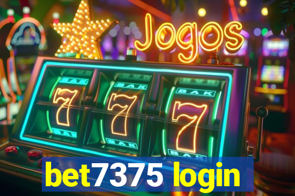 bet7375 login