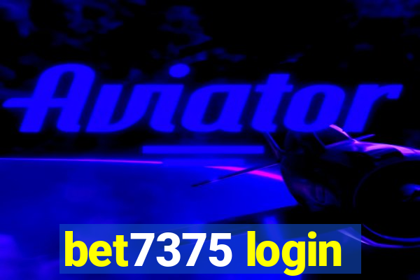 bet7375 login