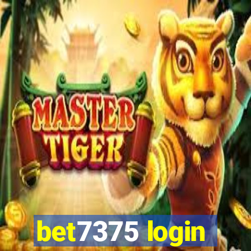 bet7375 login