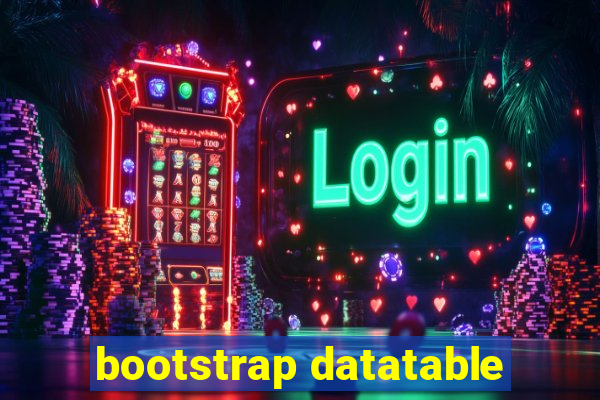 bootstrap datatable