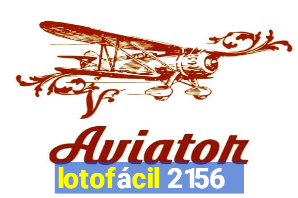 lotofácil 2156