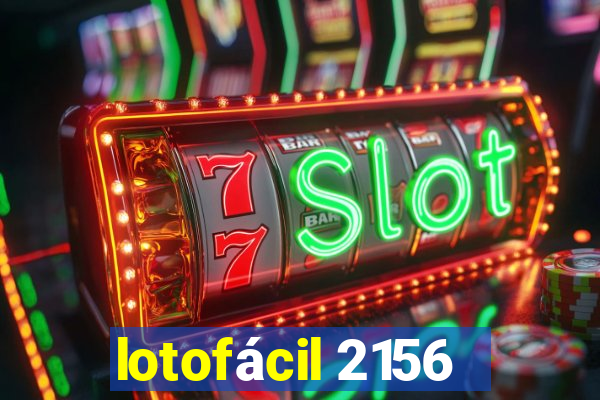 lotofácil 2156